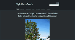 Desktop Screenshot of highonleconte.com